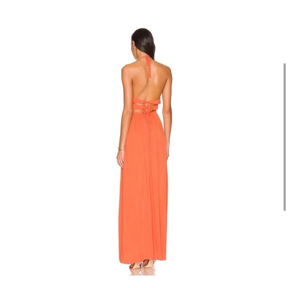 REVOLVE superdown | NWOT Arina Maxi Dress in Bright Orange Size XXS - Picture 2 of 9